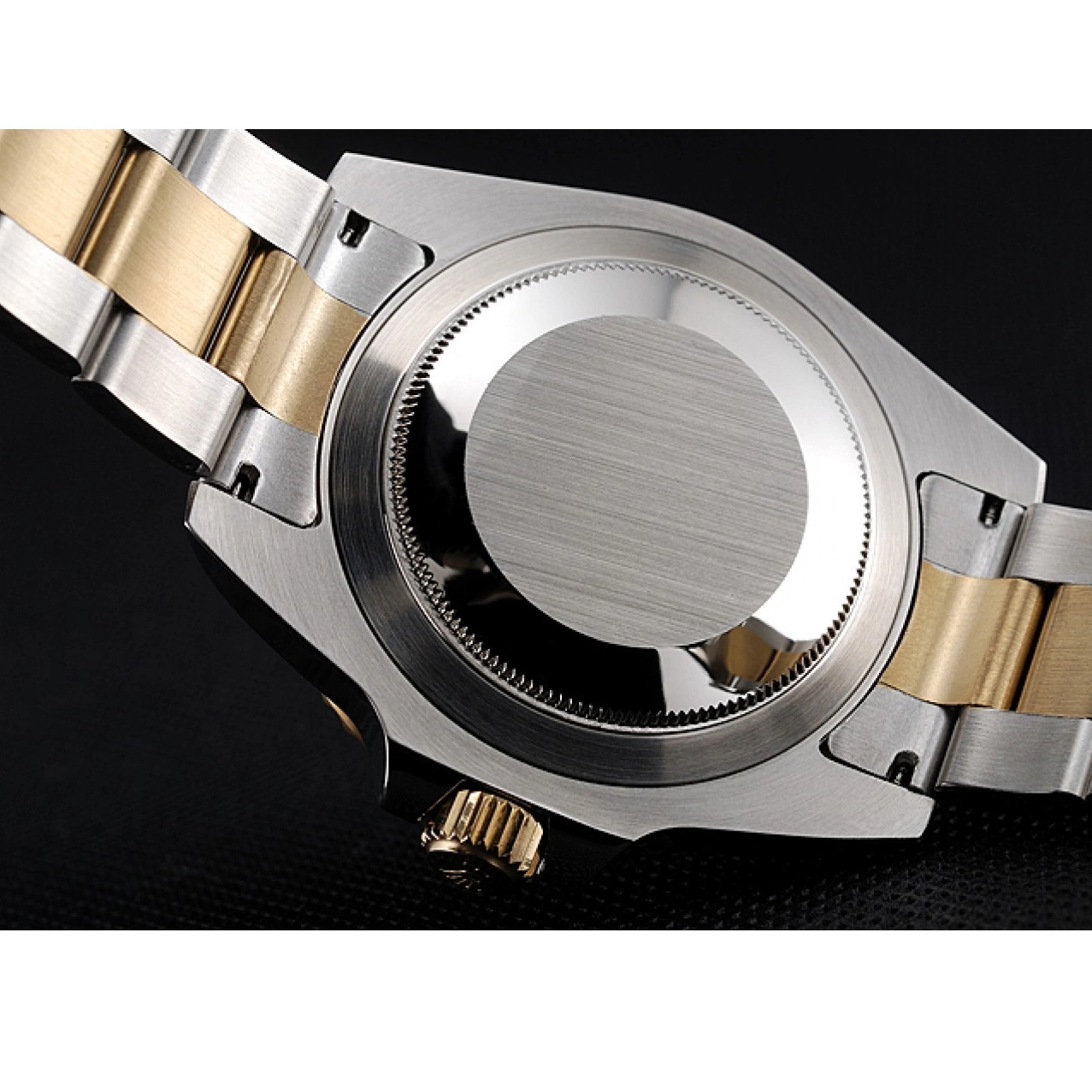 Aaa fake watches Gold Bezel Swiss Rolex Bracelet 1454095 Diamond Dial Lady-Datejust Champagne 0801